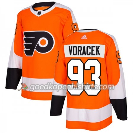 Philadelphia Flyers Jakub Voracek 93 Adidas 2017-2018 Oranje Authentic Shirt - Mannen